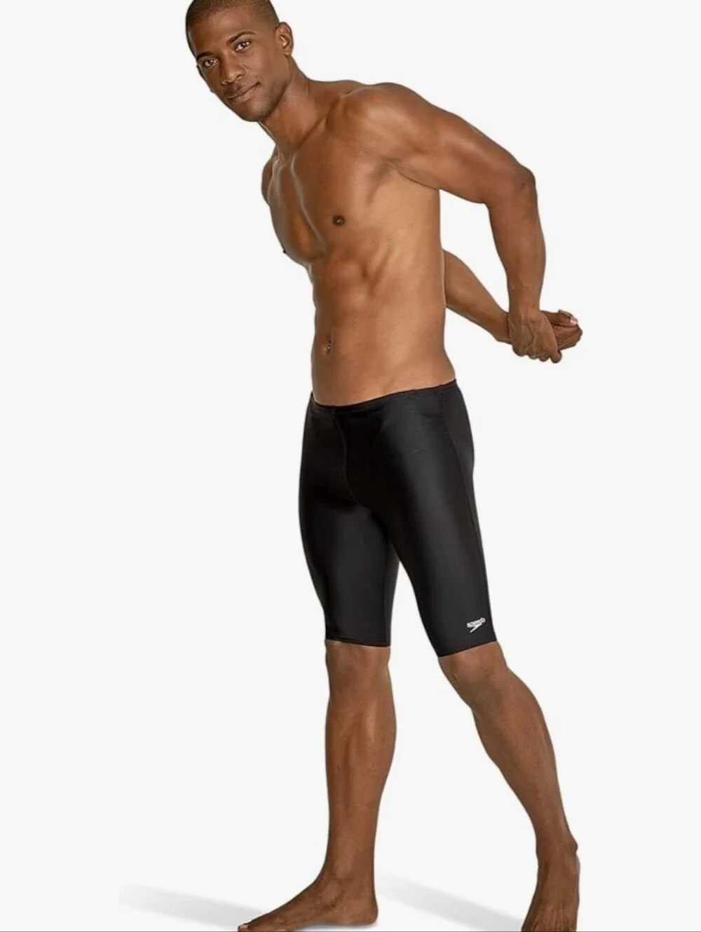 Speedo Black Jammer PowerFlex Eco Swim Shorts